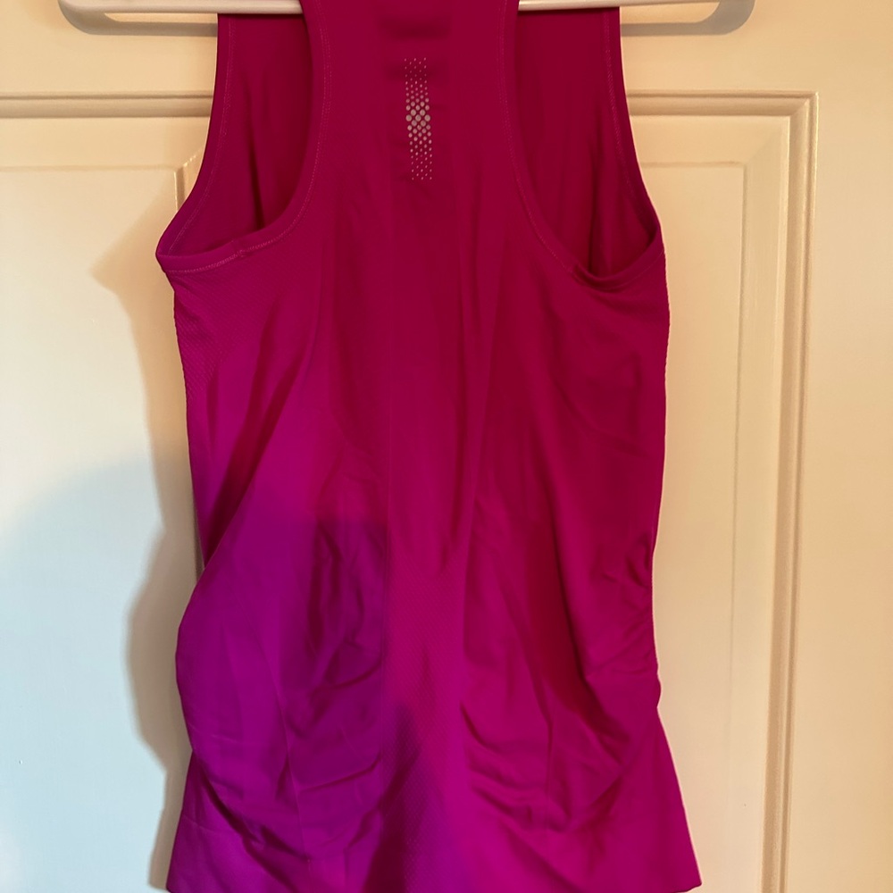 ATHLETA RACERBACK TANK WITH RUCHED SIDES size small - Picture 3 of 6